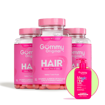 Kit Gummy® Trio Hair + Shampoo Magic