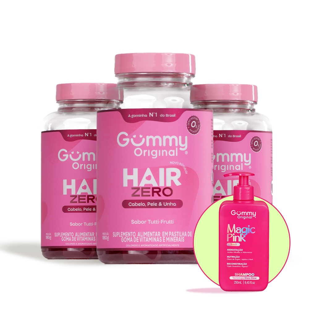 Kit Gummy® Trio Hair + Shampoo Magic