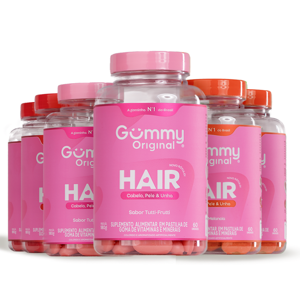 Gummy® Hair - Mix Sabores 180g