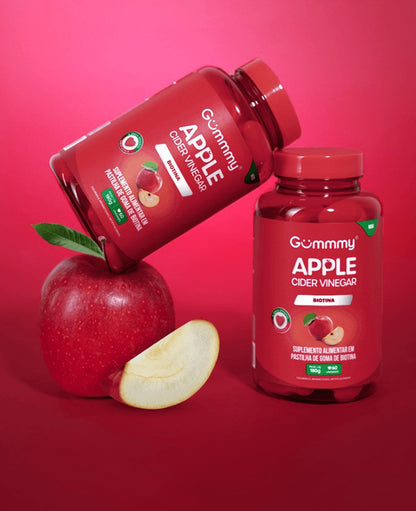 2 Gummy Hair + 1 Apple Cider Vinegar + 1 Collagen Drink Maça Verde + 1 Hair Mask - Gummy