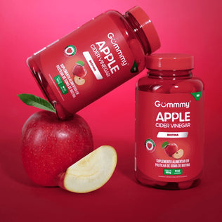 2 Gummy Hair + 1 Apple Cider Vinegar + 1 Collagen Drink Maça Verde + 1 Hair Mask - Gummy