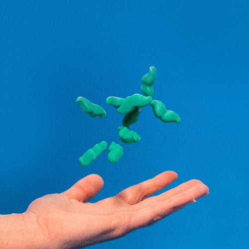 Arte 03 gummy hair for Men gominhas de bigode flutuante